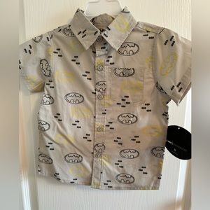 Toddler Boy Batman Dress Shirt, Size 2t